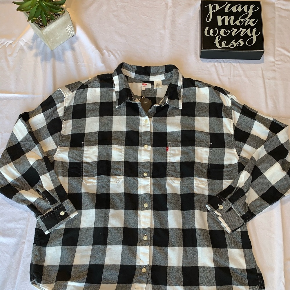 BNWT Levi's Men's Long Sleeve Casual STRETCH Shirt